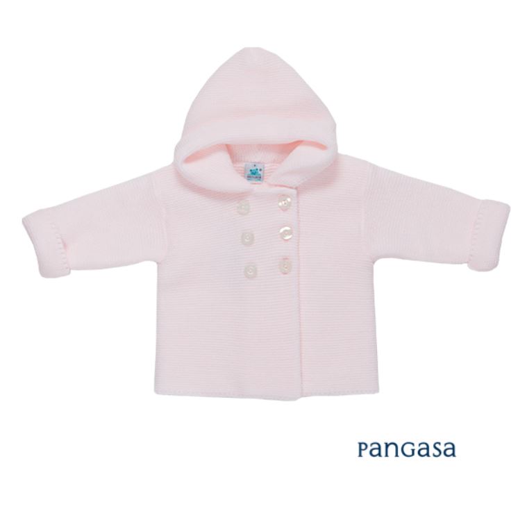 Chaqueta – Trenka modelo BOBO de Pangasa color rosa bebé