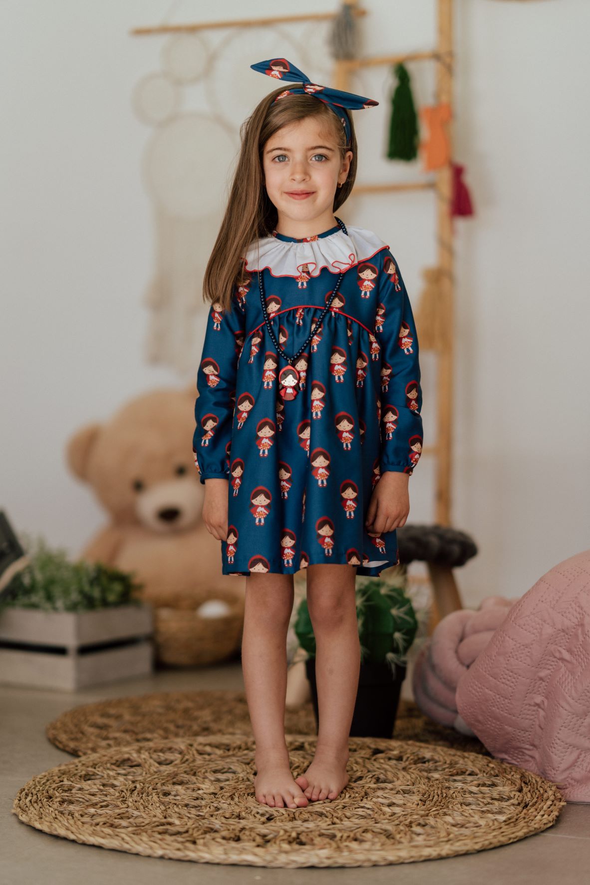 Vestido colección caperucita niña de Petit Bonbon